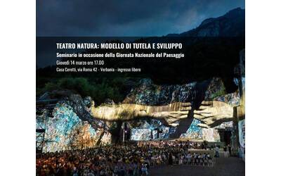 Immagine: Teatro Natura: modello di tutela e sviluppo
