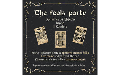 Immagine: The Fools party 26 02 23