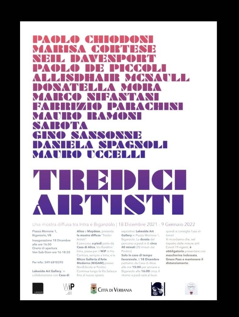 Immagine: tredici artisti