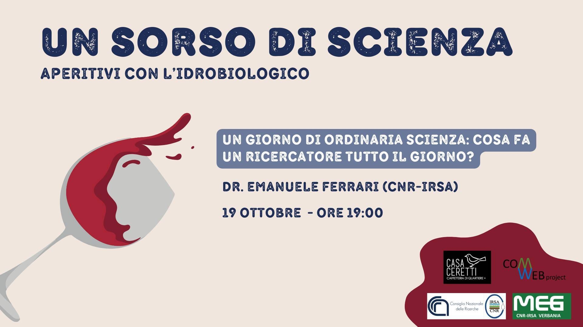 Immagine: Un sorso di scienza 19 10 23