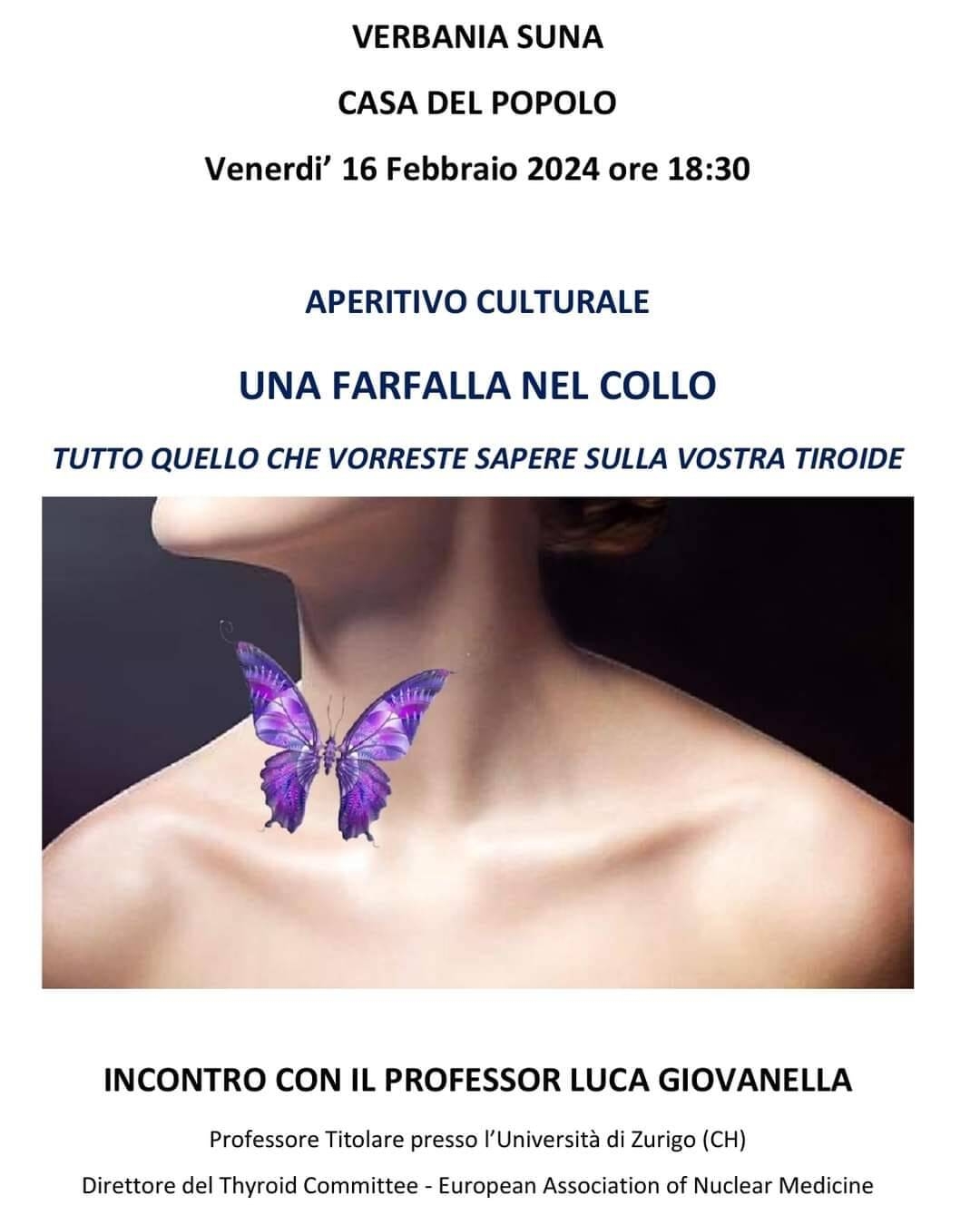 Immagine: Una farfalla nel collo