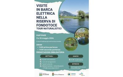 Immagine: Visite barca elettrica maggio 2024