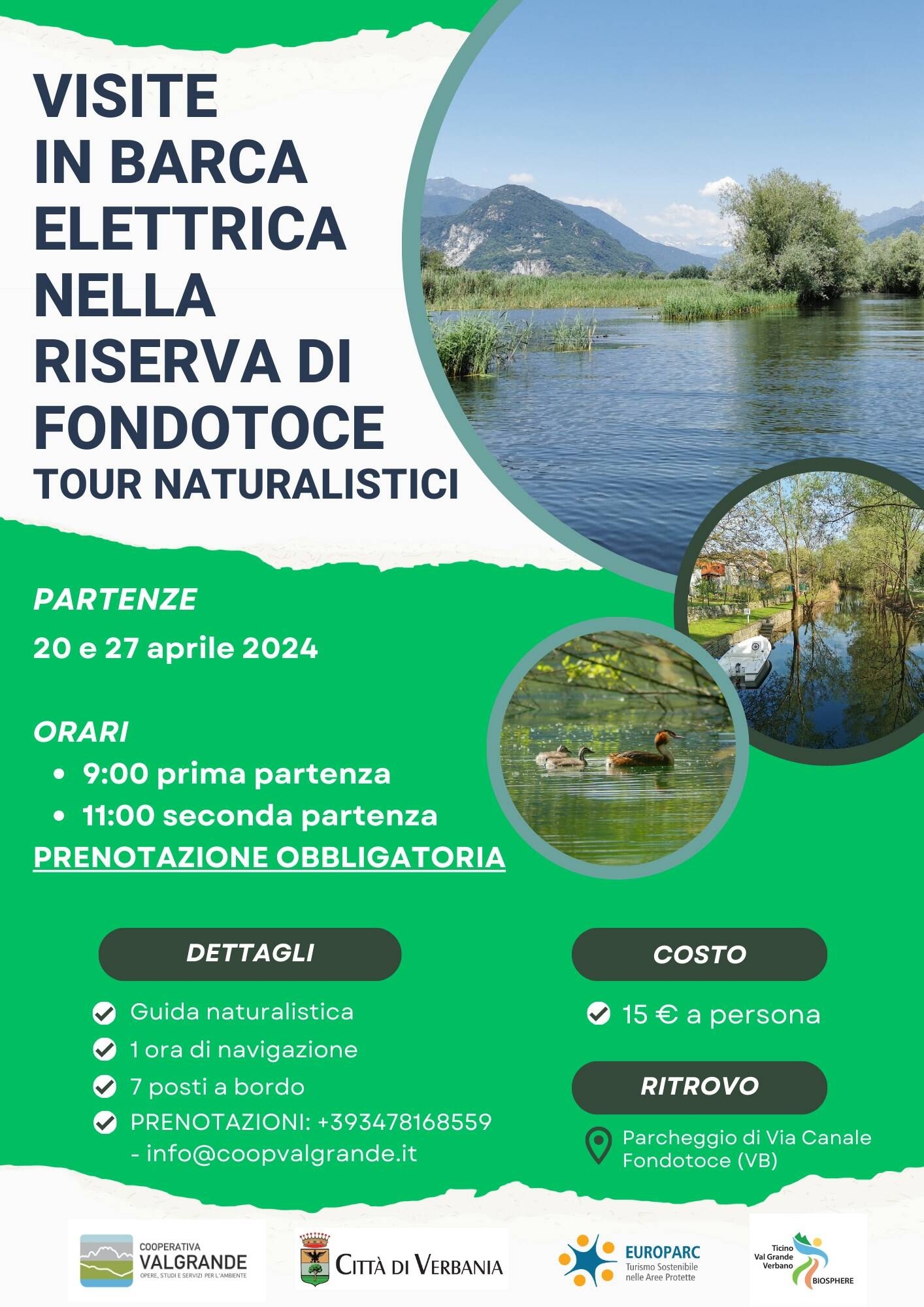 Immagine: Visite naturalistica in barca elettrica