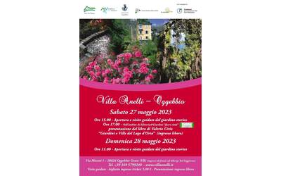 Immagine: Visite Villa Anelli 27 e 28 maggio 23 Editoria