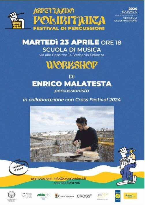Immagine: Workshop aspettando Poliritmica