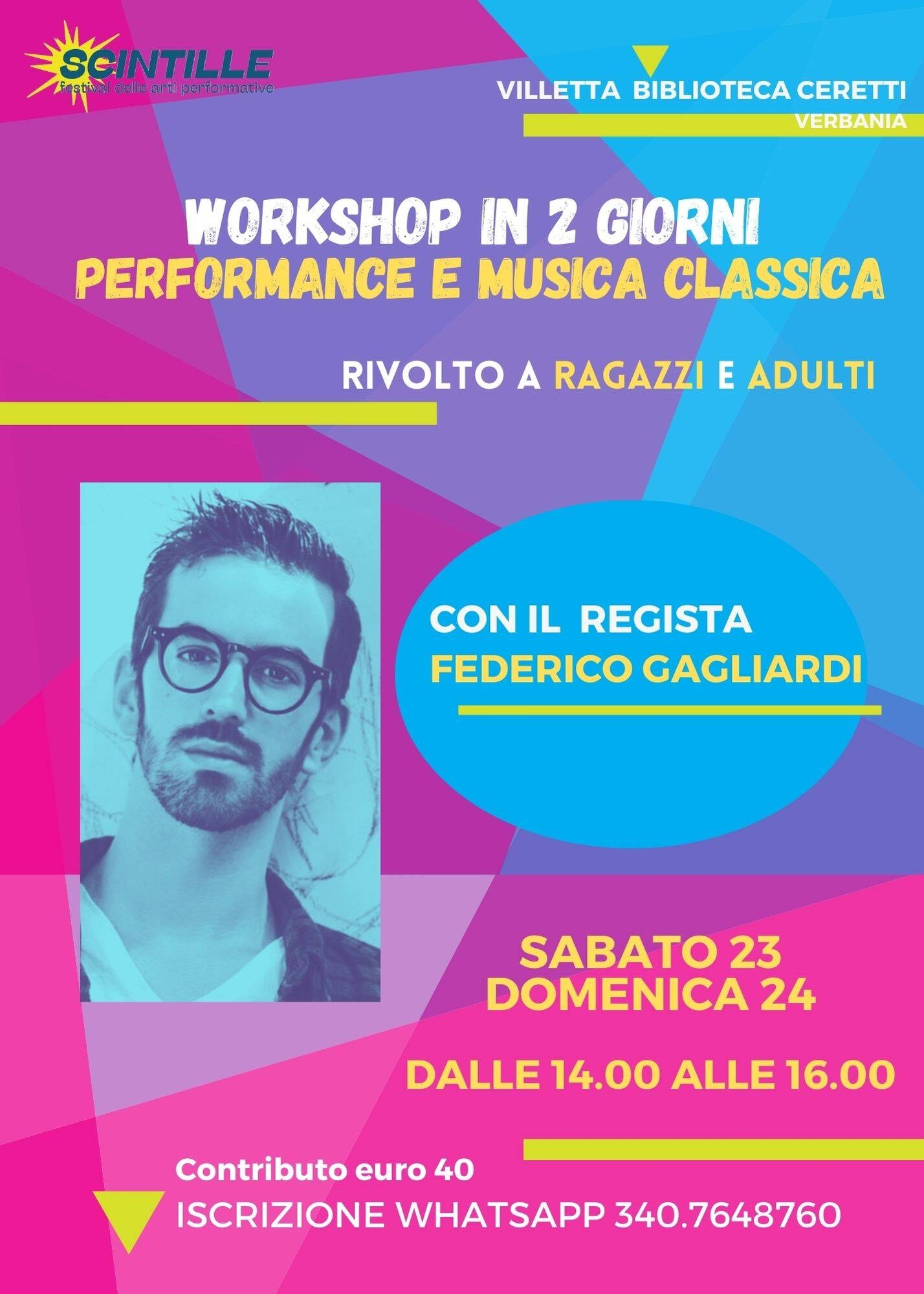 Immagine: Workshop performance 