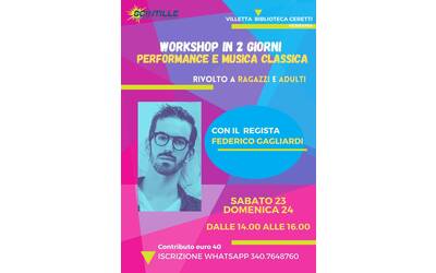 Immagine: Workshop performance 