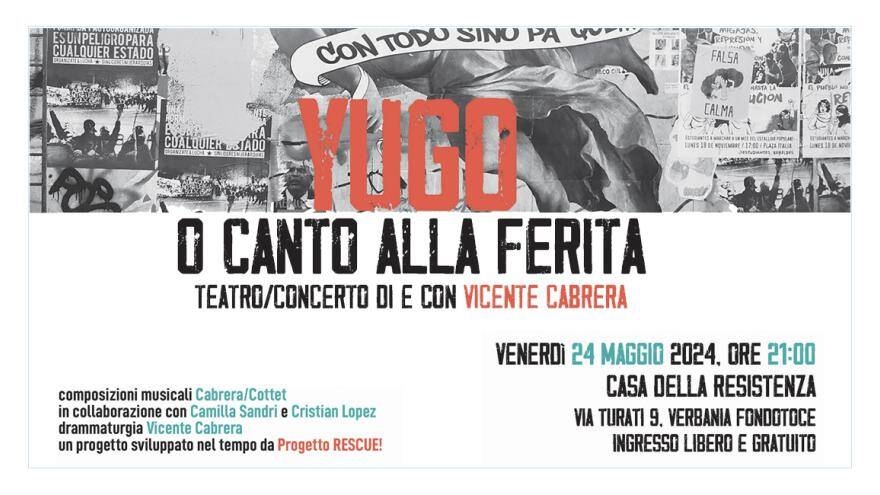 Immagine: Yugo, o canto alla ferita