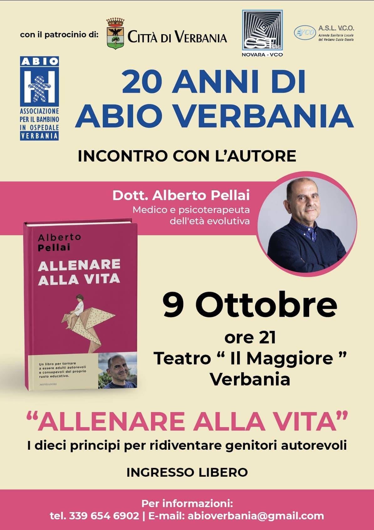 Immagine: 2O anni di ABIO Verbania