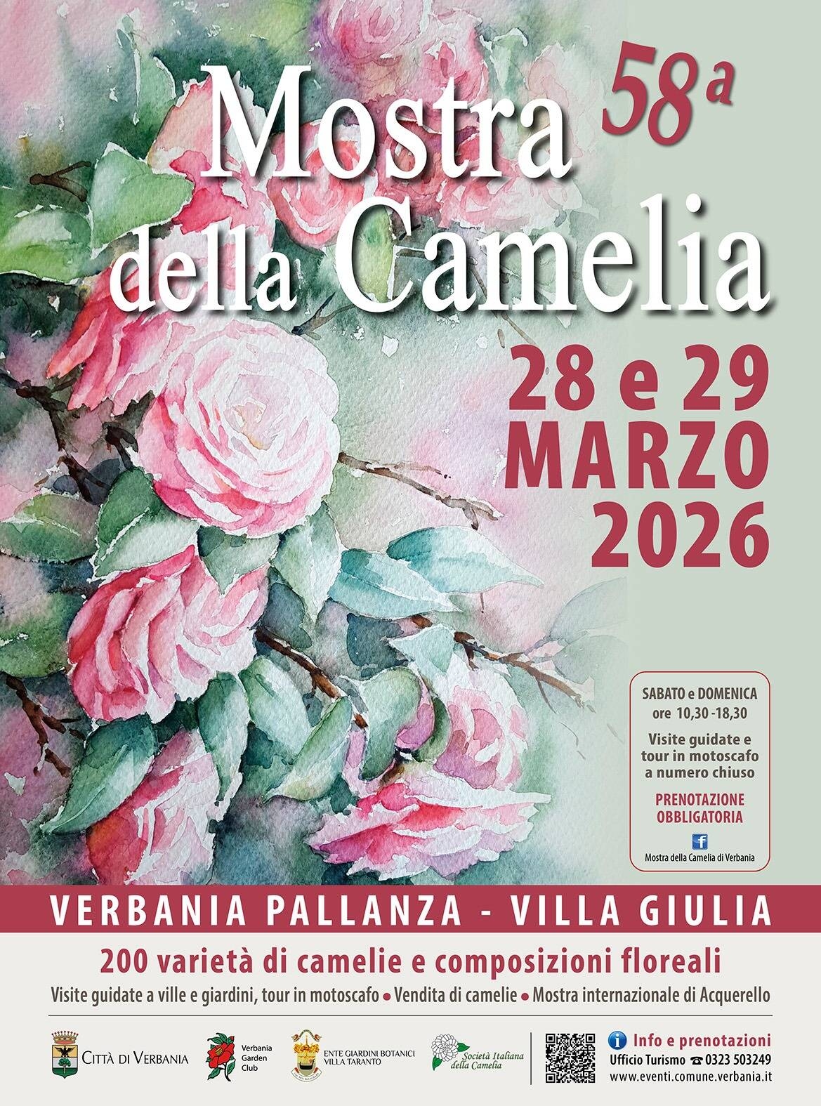 Immagine: 58^ Mostra della Camelia Primaverile a Verbania