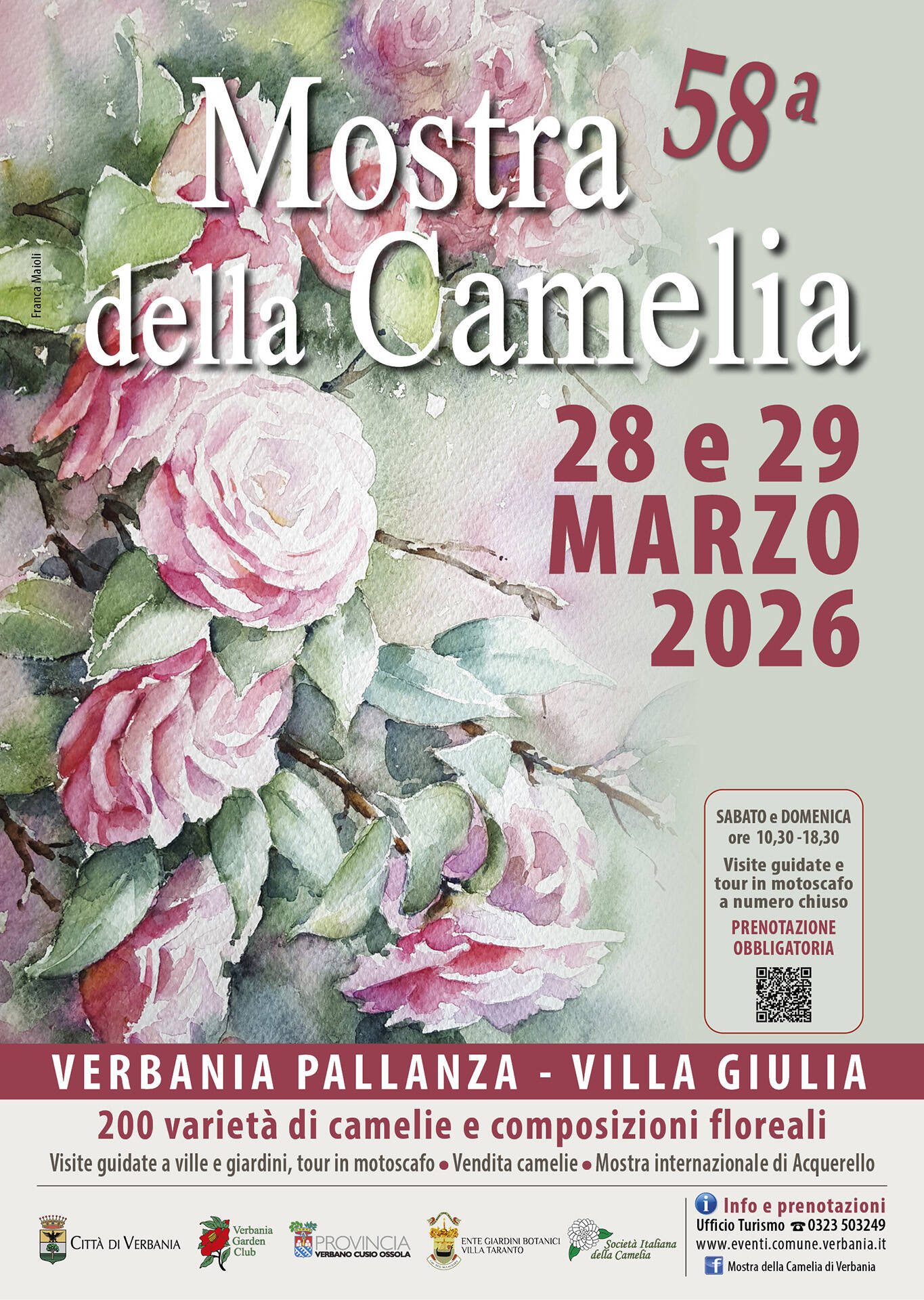 Immagine: 58^ Mostra della Camelia Primaverile a Verbania
