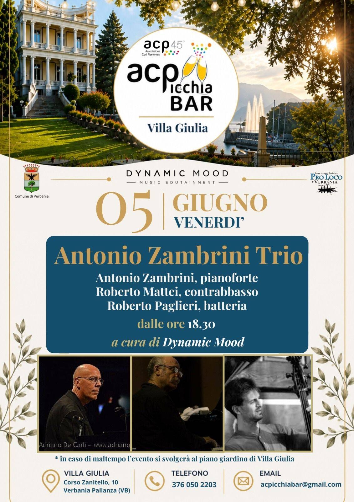 Immagine: Antonio Zambrini Trio