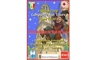 Arriva la Befana dei Vigili del Fuoco