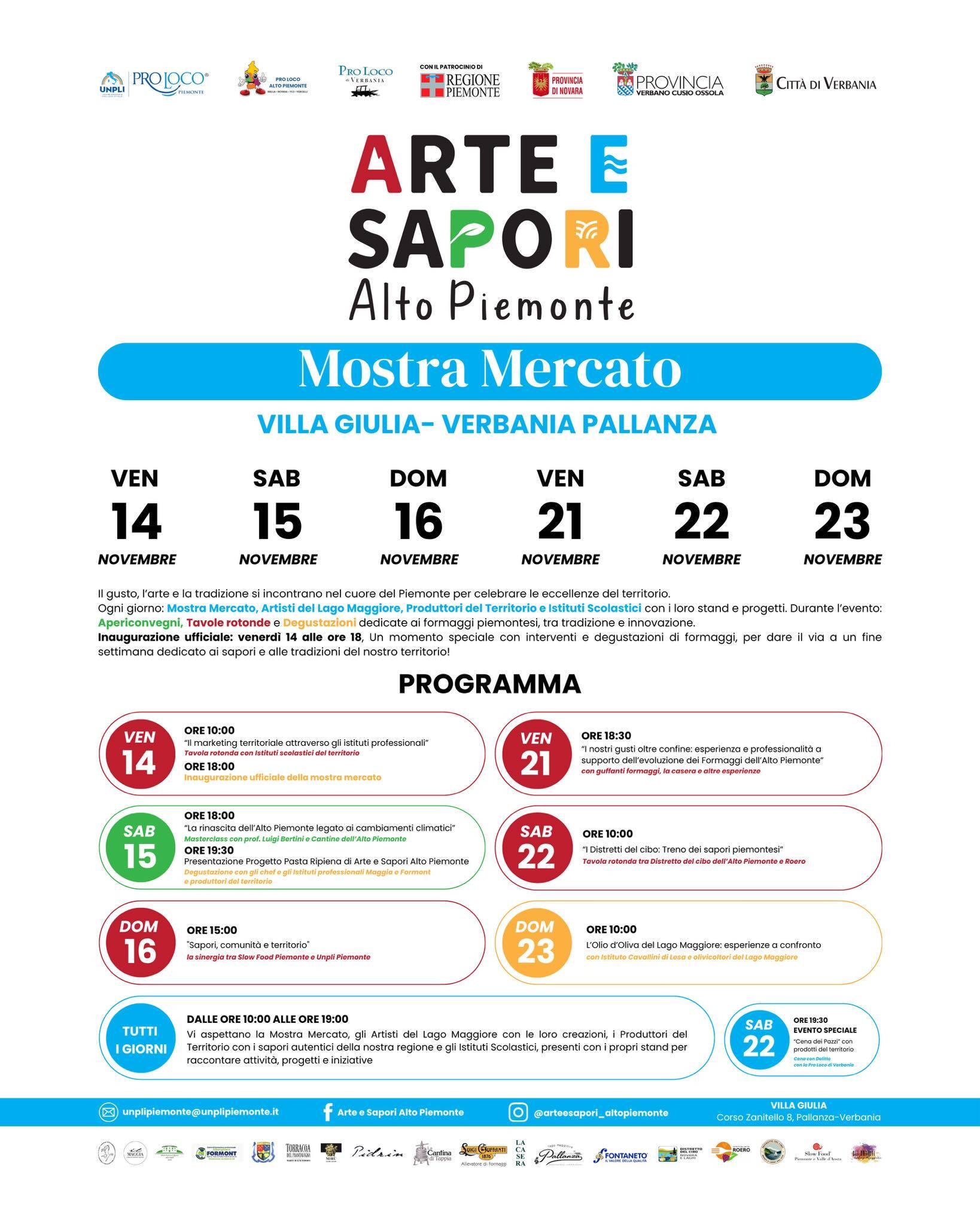 Arte e Sapori Alto Piemonte