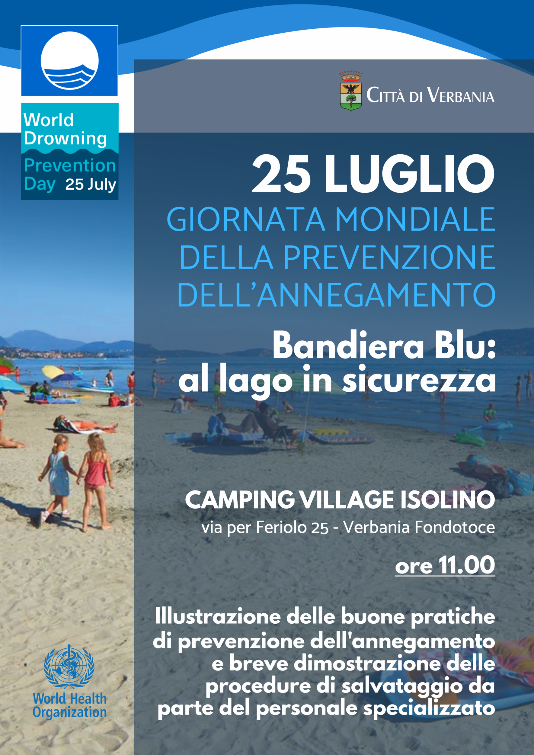 Immagine: Bandiera Blu - Al lago in sicurezza