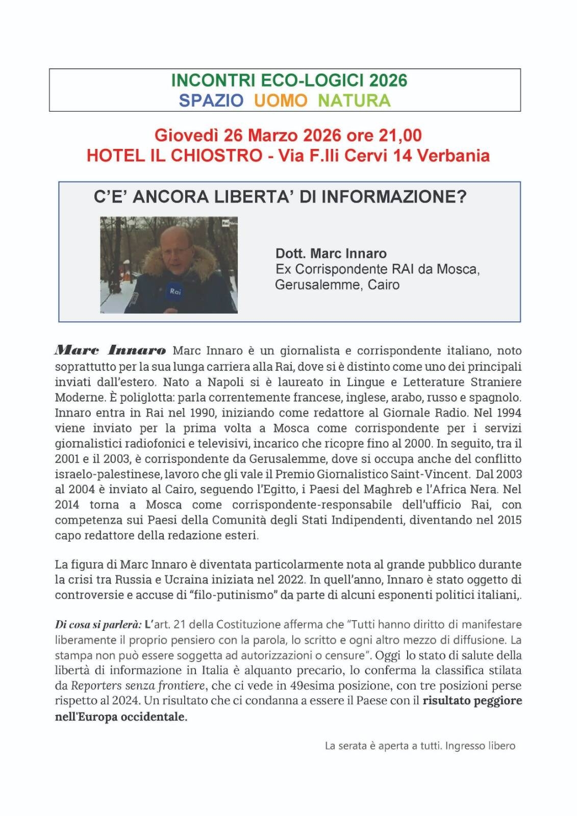 C'è ancora libertà di informazione?