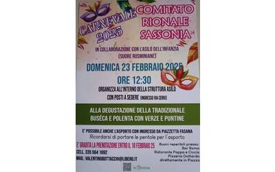 Carnevale 2025 Comitato Rionale Sassonia