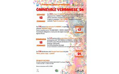 Carnevale Verbanese 2026 dei Paciàn da Intra