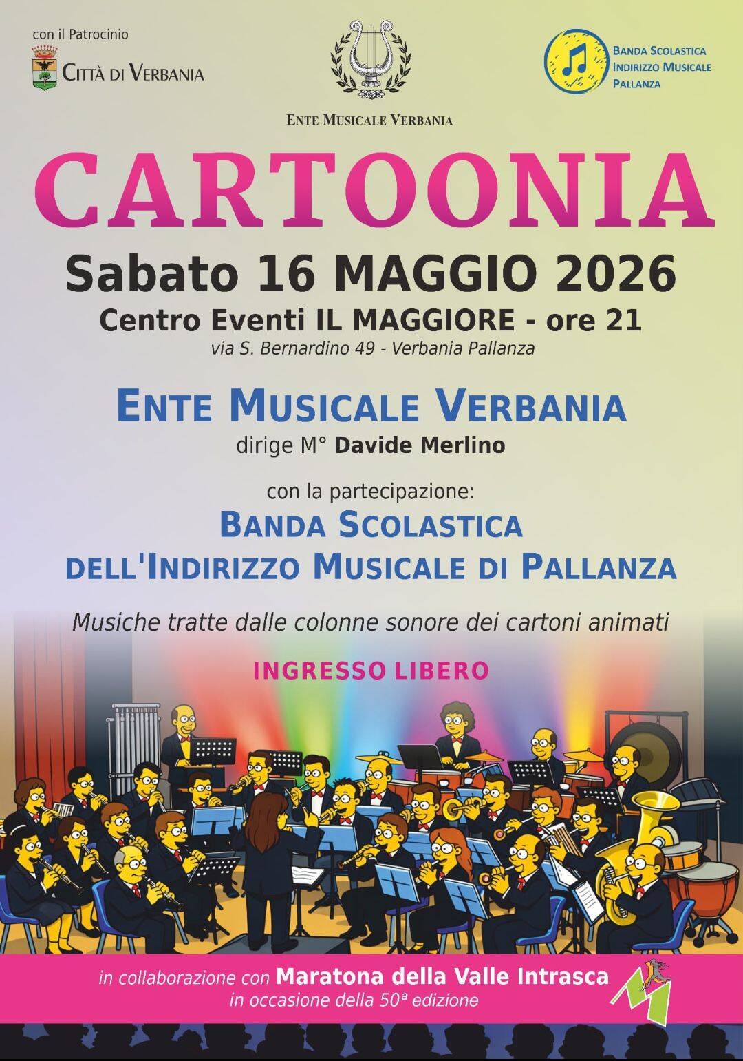 "Cartoonia" - Concerto dell' Ente Musicale Verbania 