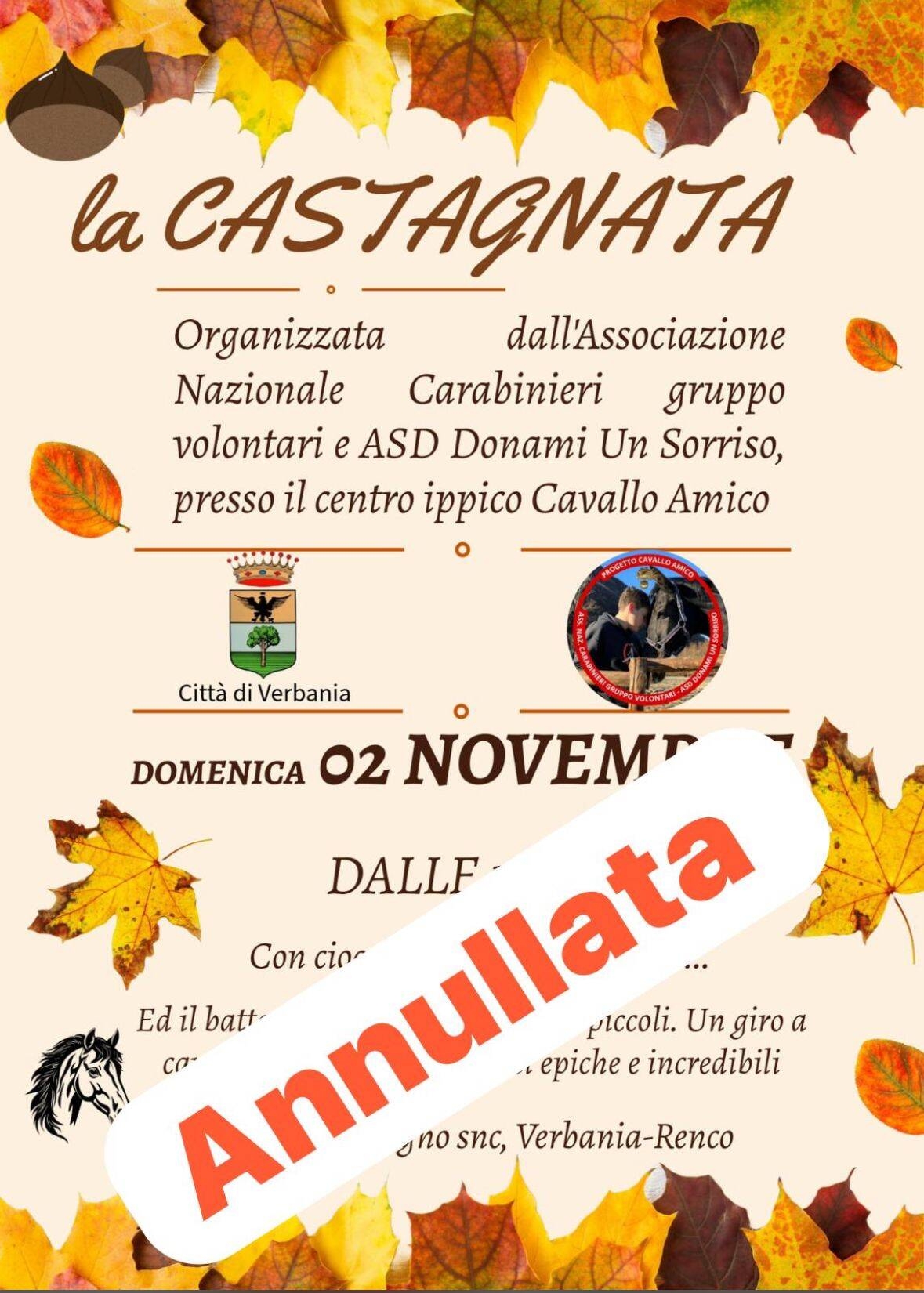 castagnata 2/11 annullata