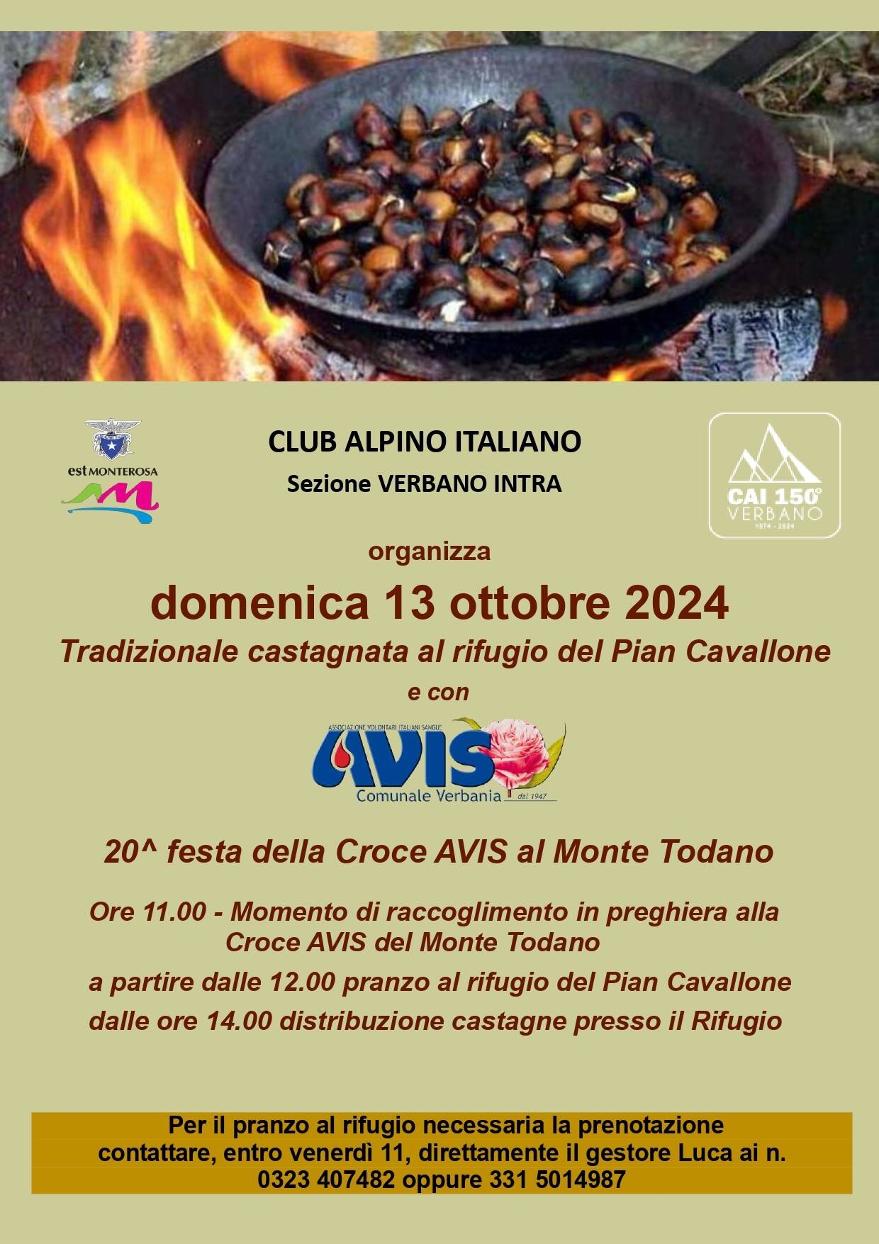 Immagine: Castagnata Cai VB