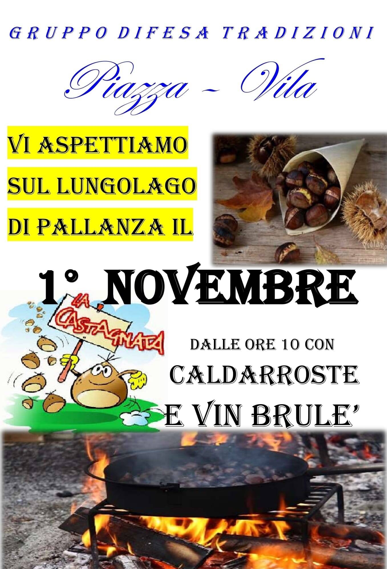 Immagine: Castagnata Piazza e Vila 1° novembre 2024