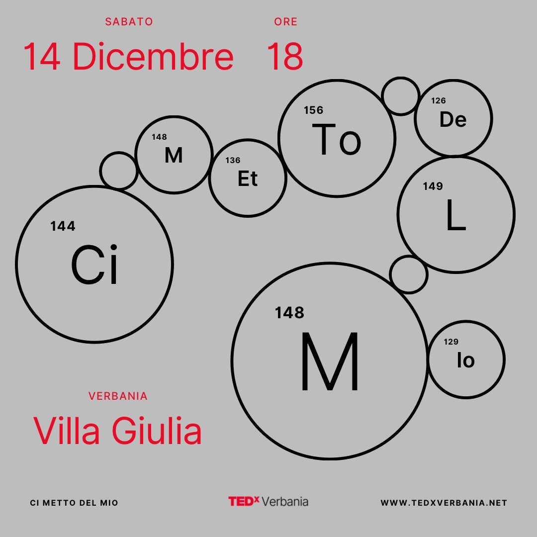 Immagine: Ci metto del mio - TEDX Verbania