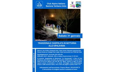Ciaspolata in notturna allo Spalavera