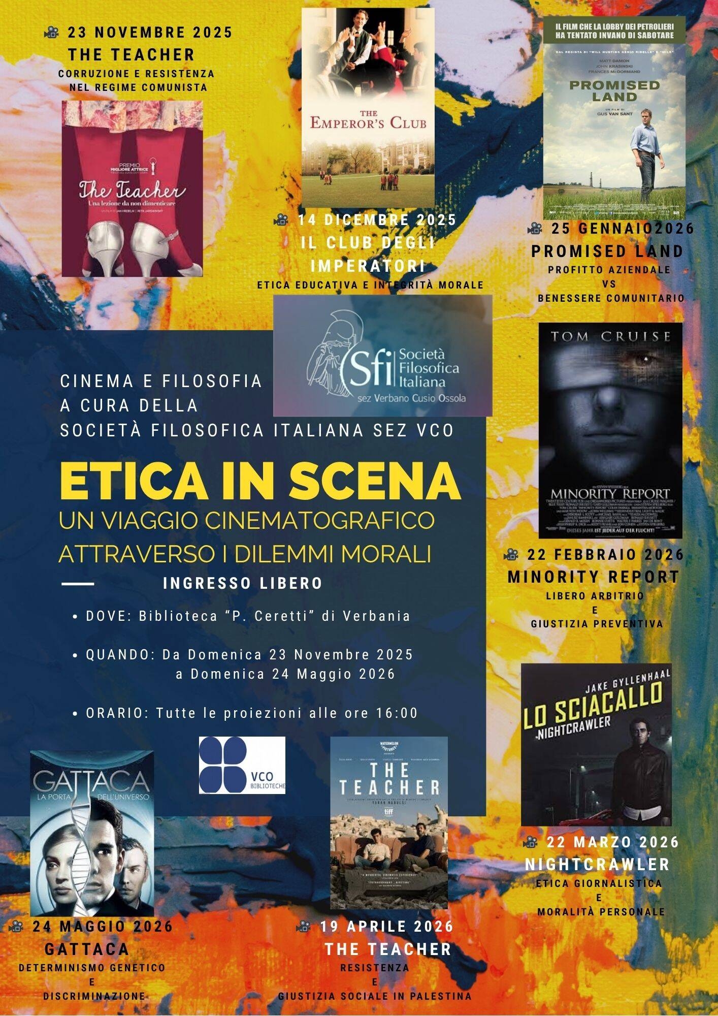Cineforum Filosofico 2025/2026 - ETICA IN SCENA