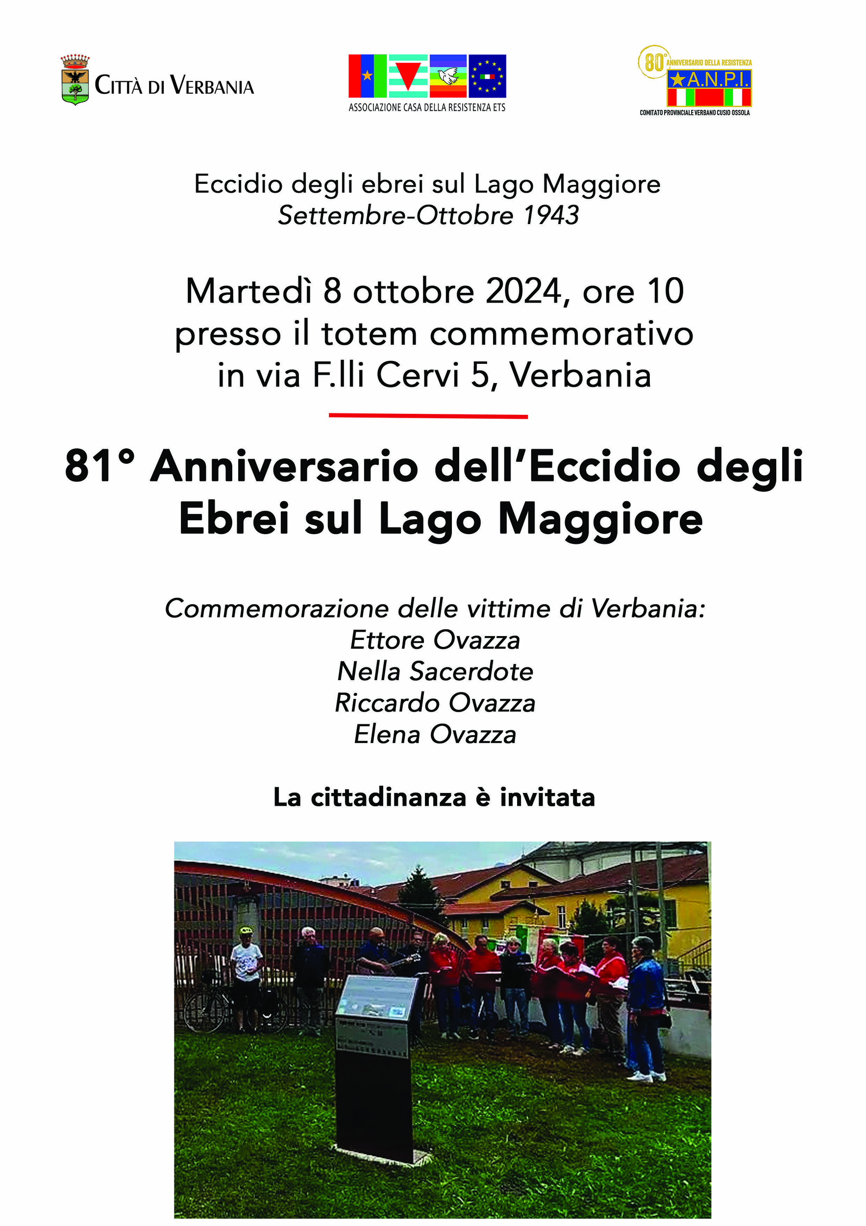 Immagine: Commemorazione Eccidio Ovazza 2024