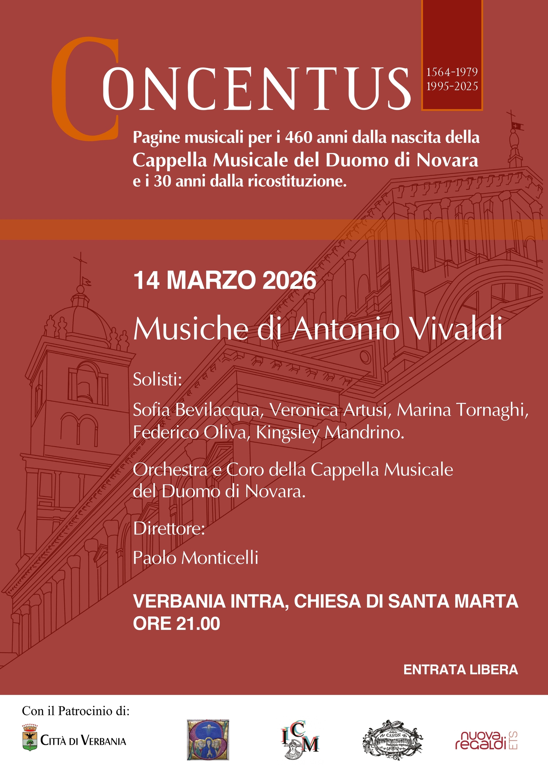 Immagine: CONCENTUS - MUSICHE DI ANTONIO VIVALDI