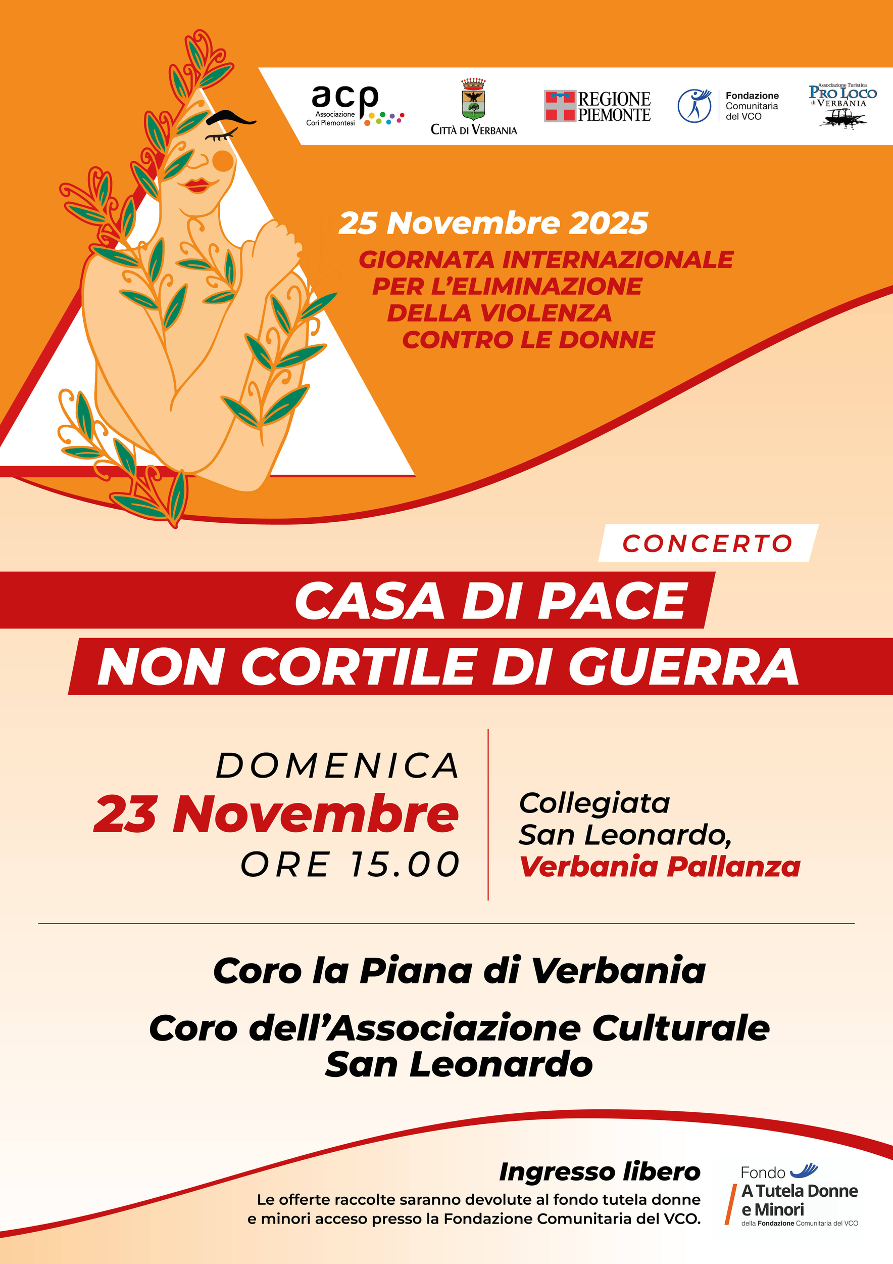 Concerto: Casa di Pace, non cortile di guerra