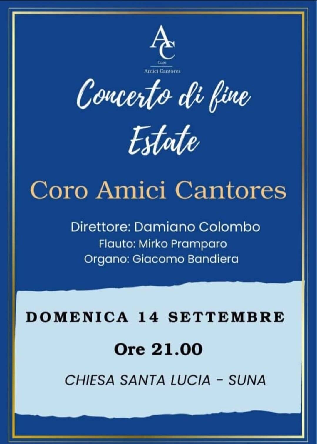Immagine: CONCERTO DI FINE ESTATE A S. LUCIA  