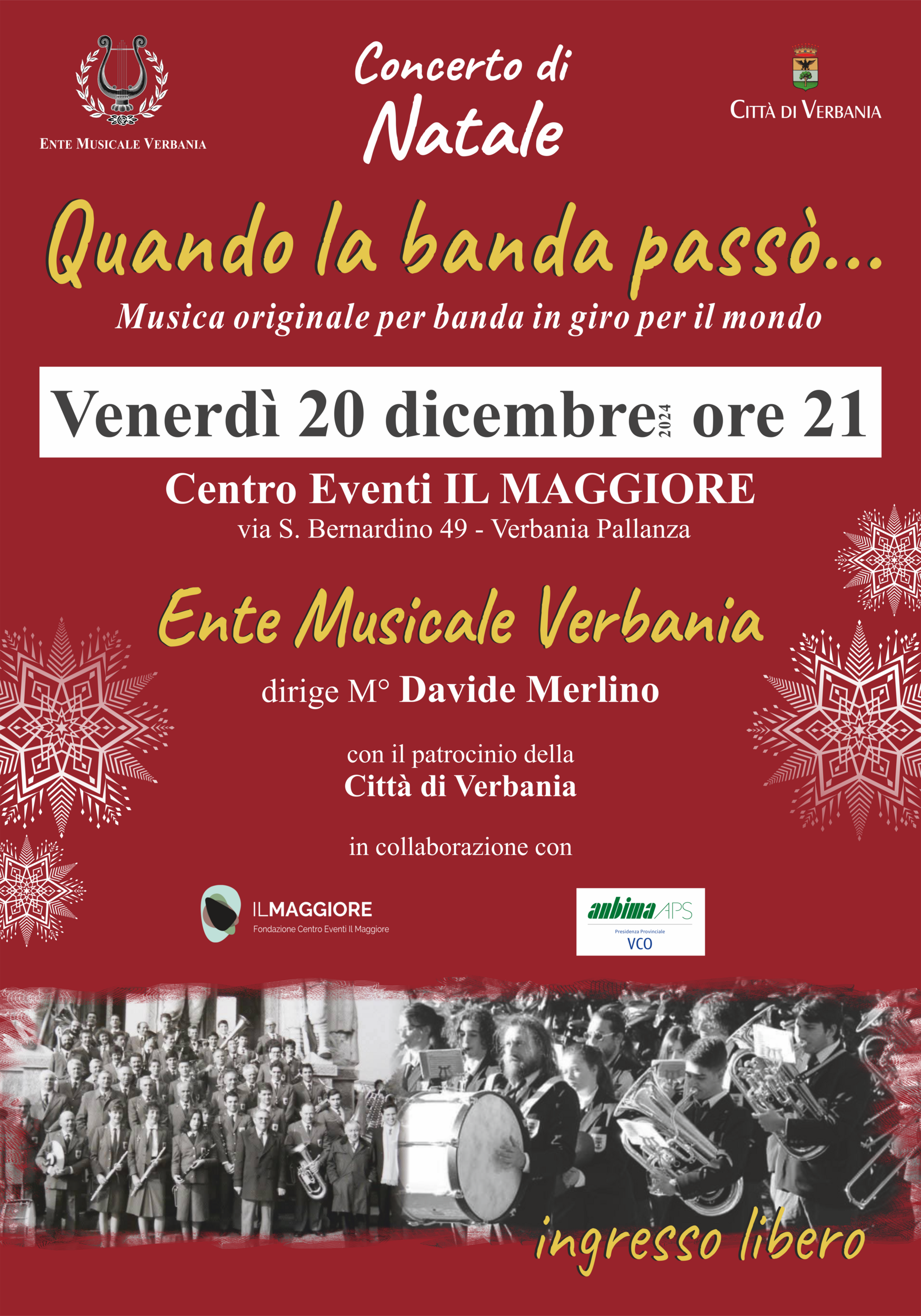 Immagine: Concerto di Natale EM Verbania 2024