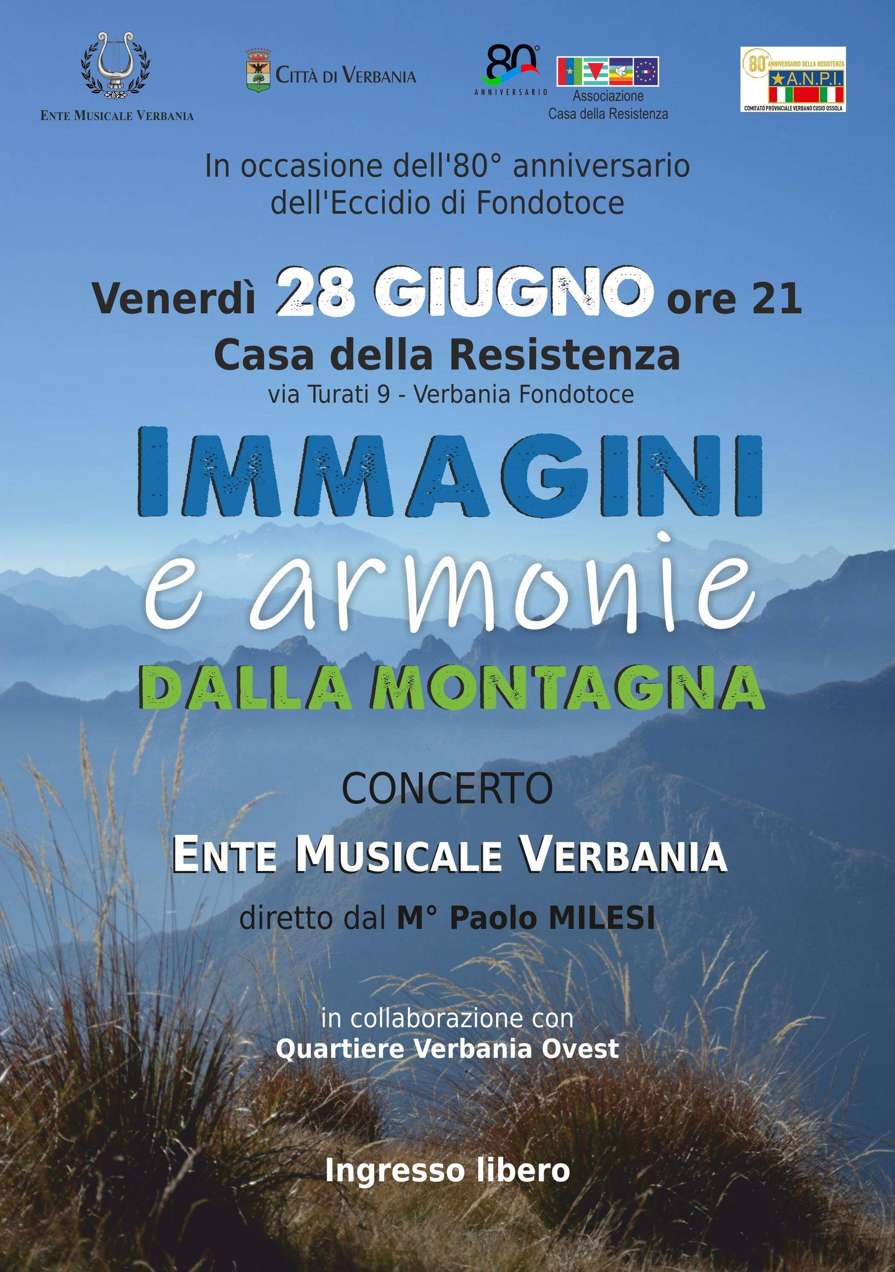 Immagine: concerto Ente Musicale 28 giugno