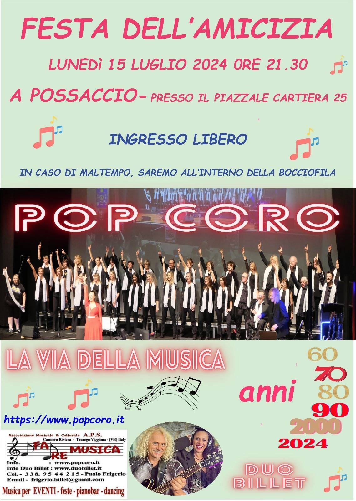 Immagine: Concerto Pop Coro