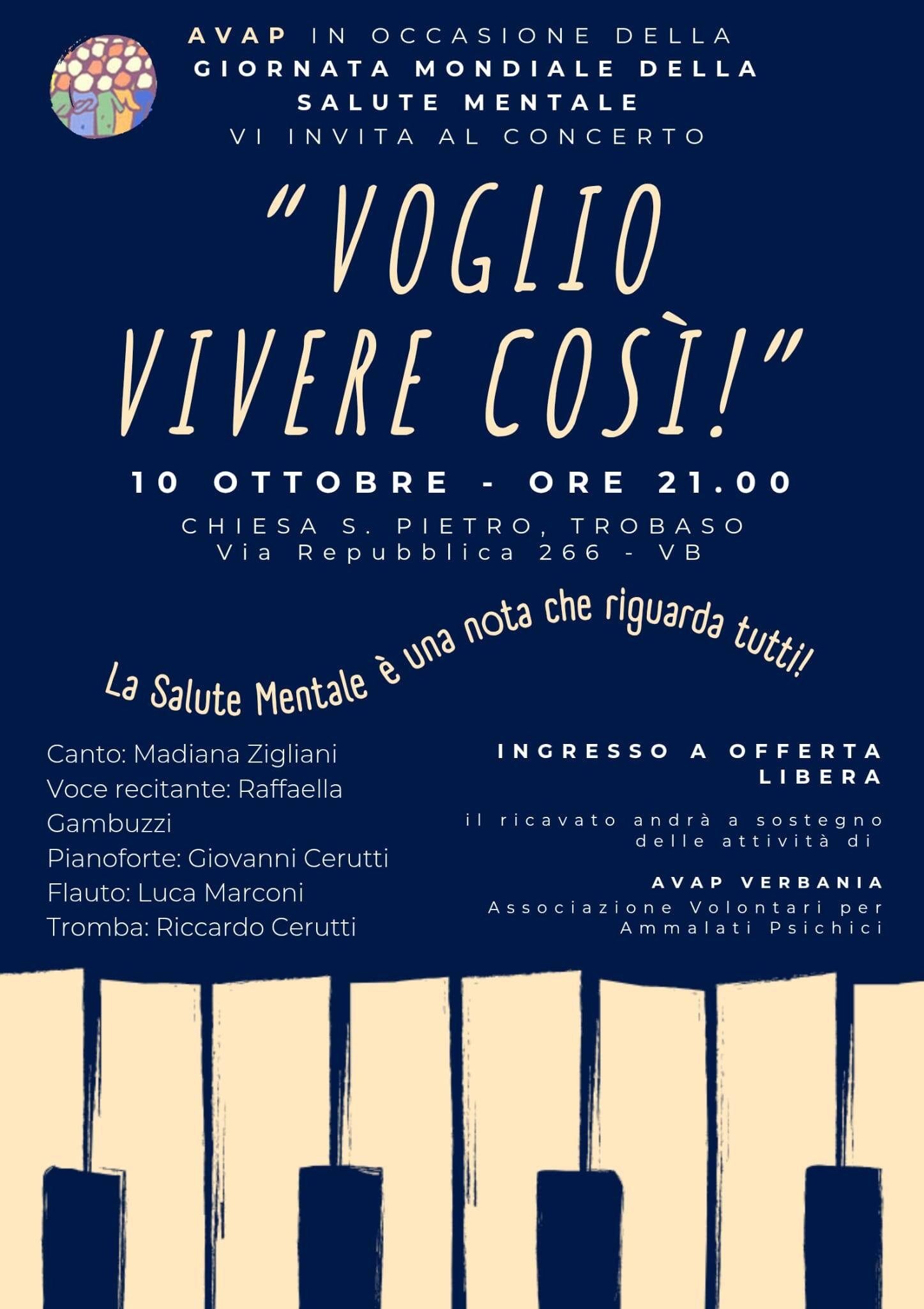 Concerto "Voglio vivere cosi!"