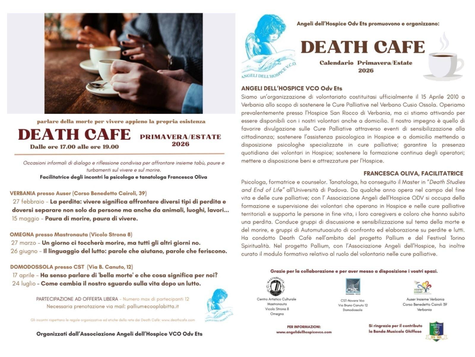 Death Cafè Primavera Estate 2026