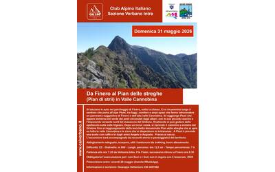  Escursione: Da Finero al Pian delle streghe (Pian di strii) in Valle Cannobina