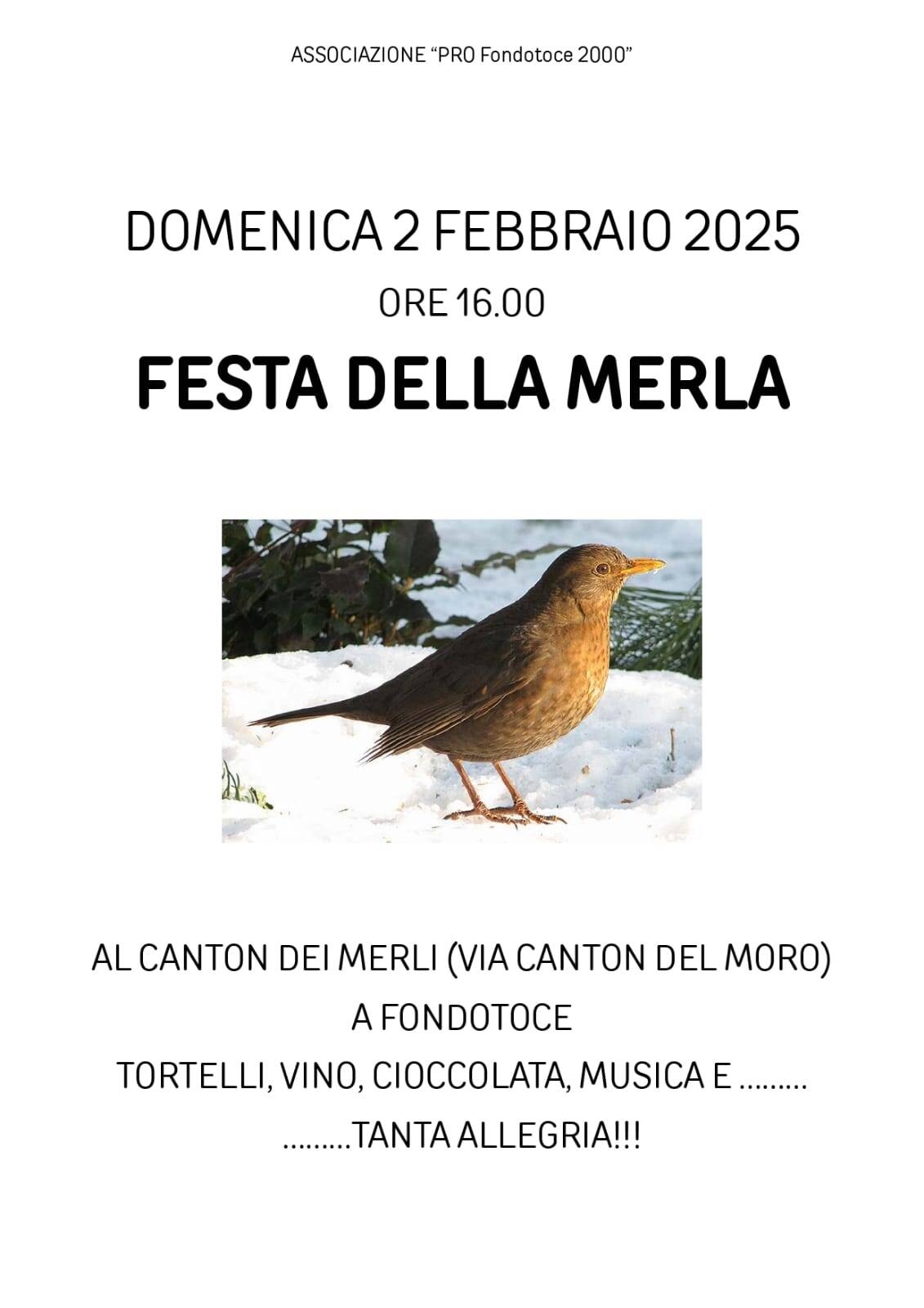Festa della Merla
