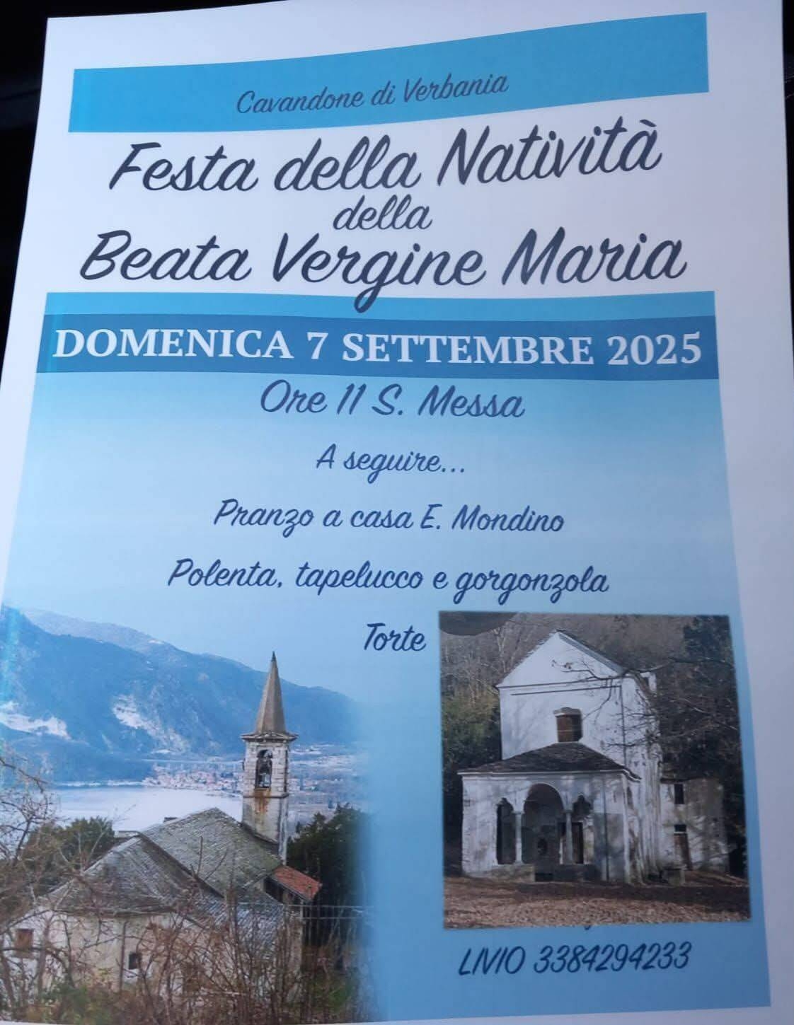 Immagine: FESTA DELLA NATIVITA' della BEATA MARIA VERGINE