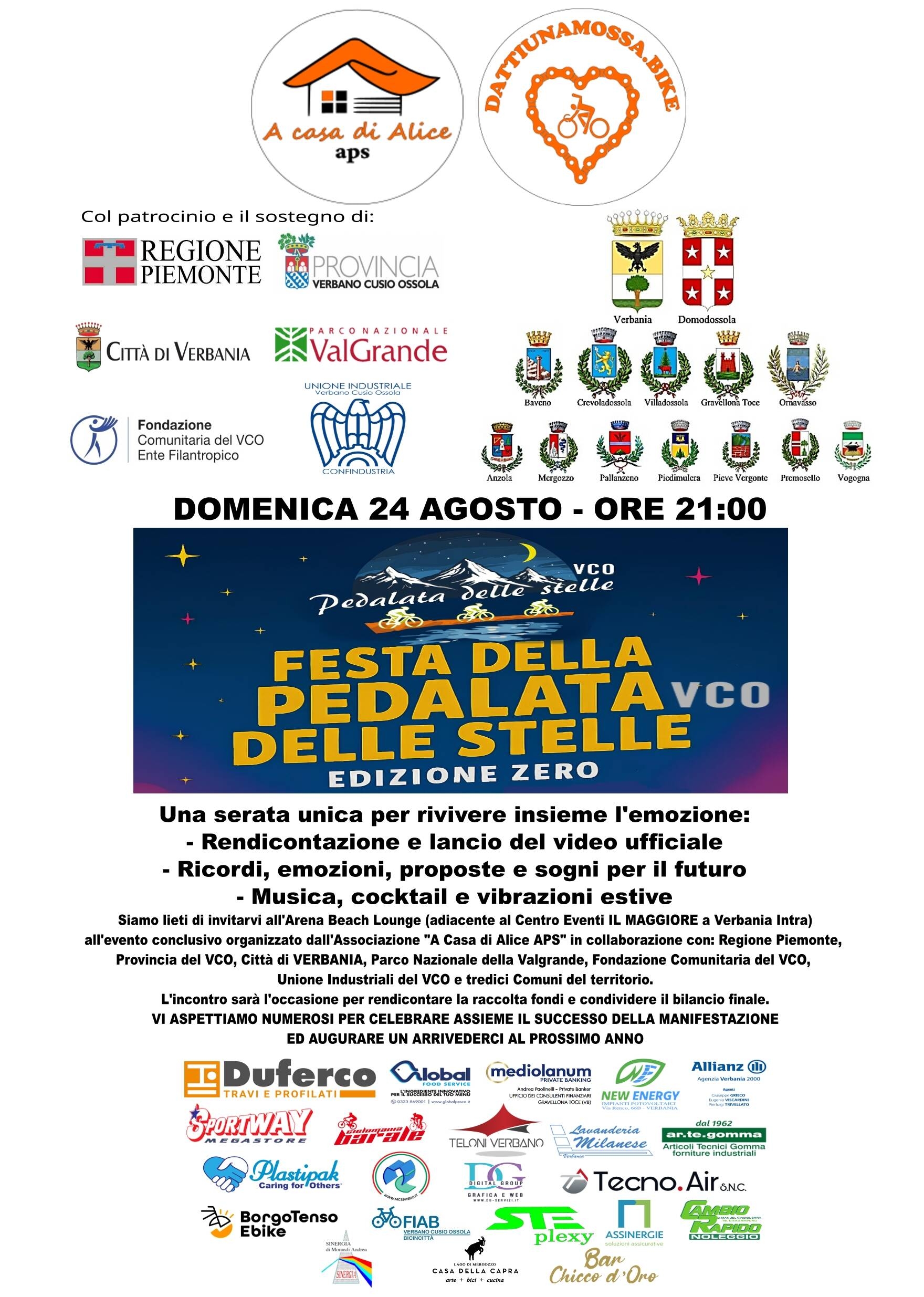 Festa della Pedalata delle Stelle -  Edizione zero