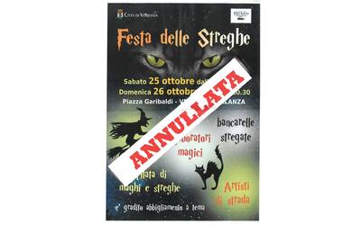 Festa delle Streghe 25 26 ottobre ANNULLATO