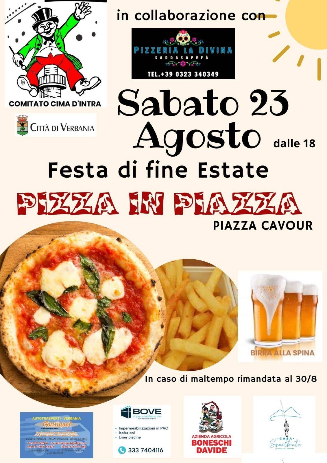 Festa di Fine Estate - Pizza in Piazza Cavour