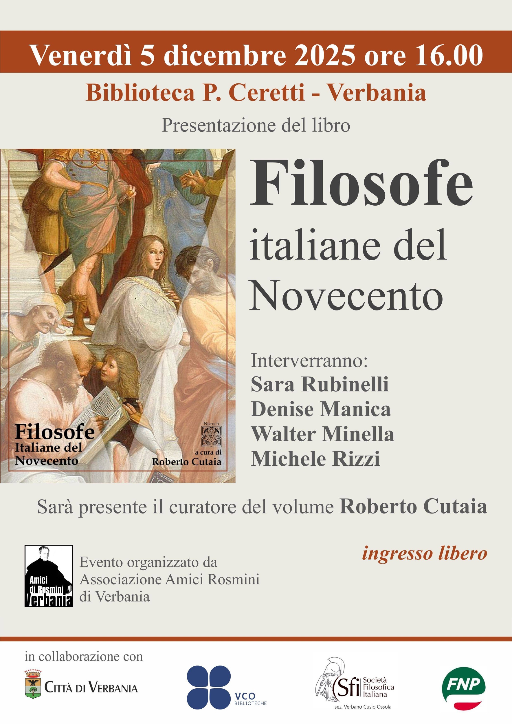 Immagine: FILOSOFE ITALIANE DEL NOVECENTO