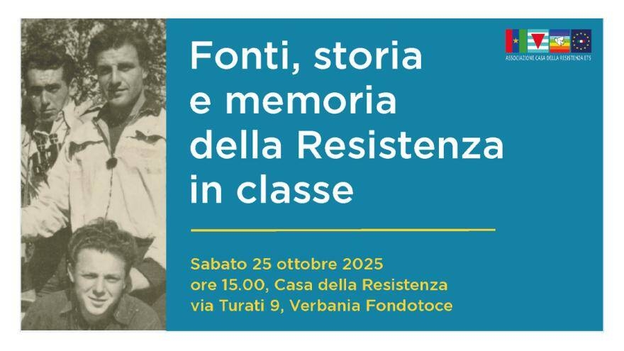 Fonti, storia e memoria della Resistenza in classe