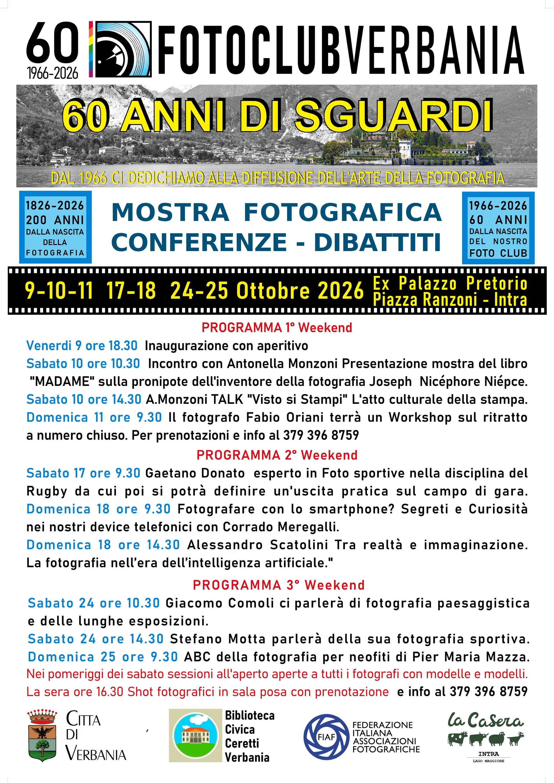 Fotoclub Verbania 1966-1996. 60 anni di sguardi
