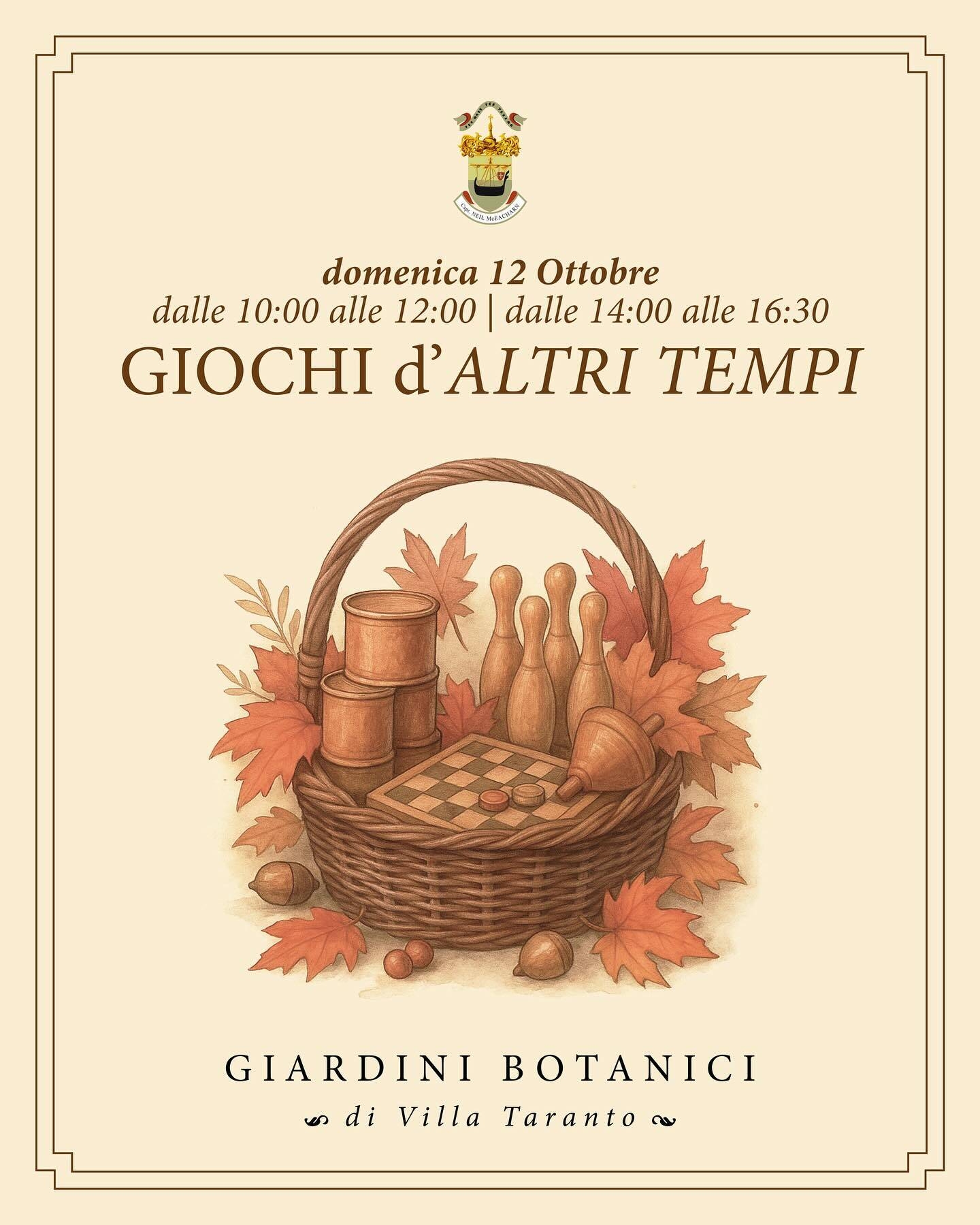 Giochi d'altri tempi ai Giardini Botanici di Villa Taranto