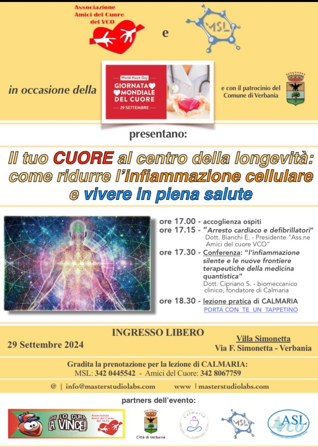 Immagine: GIORNATA MONDIALE DEL CUORE