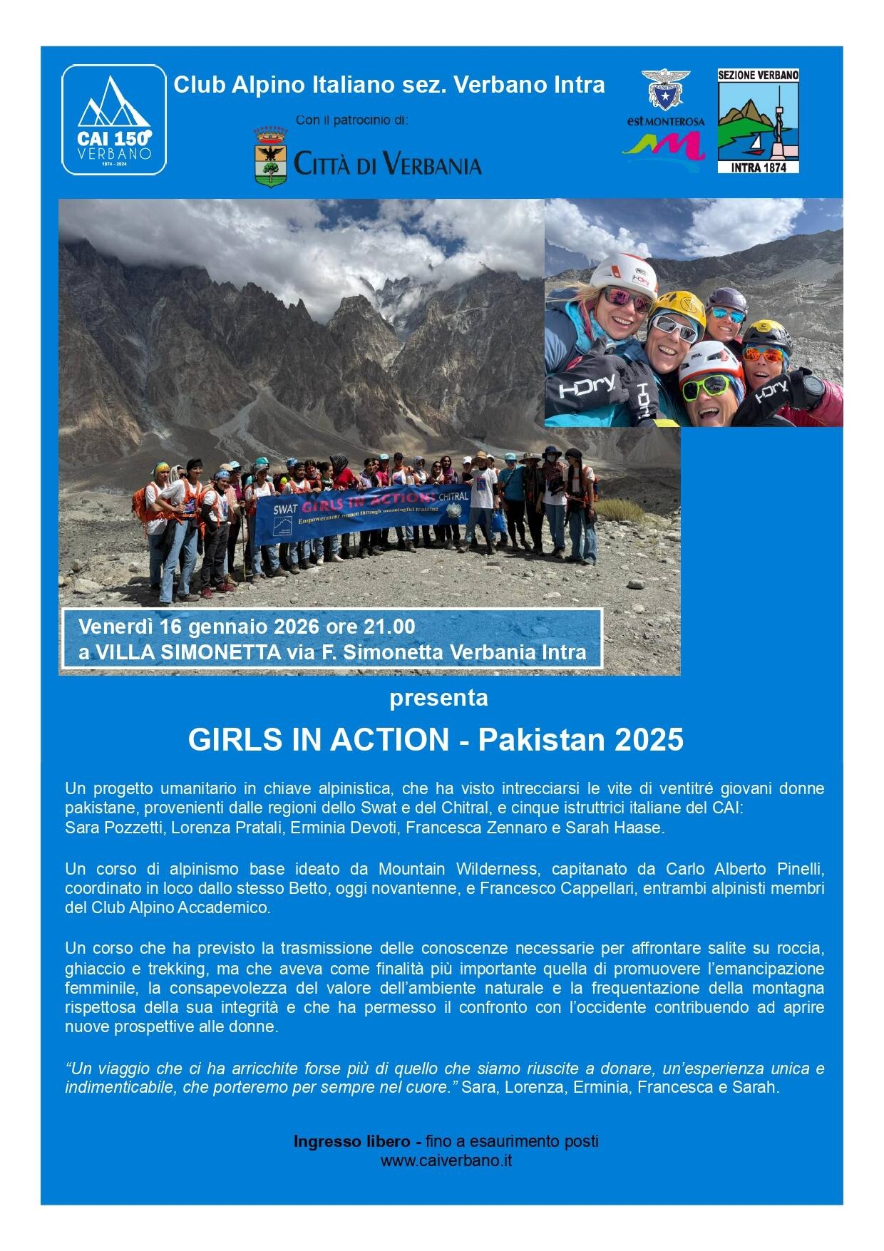 Girls in Action - Pakistan 2025